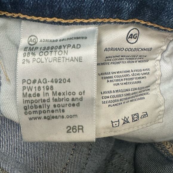 AG Adriano Goldschmied The Legging Ankle Jeans Super Skinny Distressed 26 - Picture 8 of 9